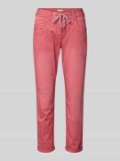 Tom Tailor Relaxed Fit 7/8 Hose aus Baumwoll-Mix in Pink, Größe 34/28