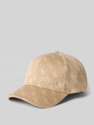 Guess Activewear Basecap mit Labe-Patch Modell 'CALLIOPE 4G' in Hellbr...