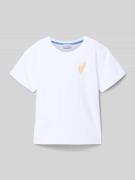 DANAMADE T-Shirt mit Print und Rundhalsausschnitt in Weiss, Größe 140