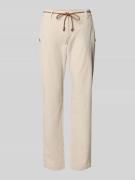 G.I.G.A. DX Stoffhose mit Bindegürtel und Eingrifftaschen in Sand, Grö...