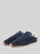 Tommy Hilfiger Low Top Sneaker aus reinem Rindsleder in Dunkelblau, Gr...