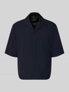 Lindbergh Relaxed Fit Hemdjacke mit Reverskragen in Dunkelblau, Größe ...
