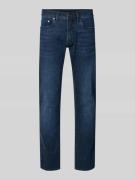 Pierre Cardin Regular Fit Jeans im Used-Look Modell 'Lyon' in Dunkelbl...
