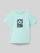 s.Oliver RED LABEL Regular Fit T-Shirt aus reiner Baumwolle in Helltue...