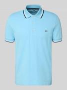 Christian Berg Men Regular Fit Poloshirt mit Kontraststreifen in Ocean...