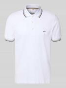 Christian Berg Men Regular Fit Poloshirt mit Kontraststreifen in Weiss...