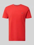Christian Berg Men T-Shirt aus Baumwolle mit Rundhalsausschnitt in Rot...