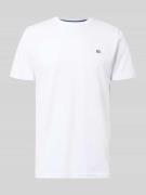 Christian Berg Men T-Shirt aus Baumwolle mit Rundhalsausschnitt in Wei...