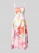 Lipsy Cocktailkleid im Allover-Look in Pink, Größe 32