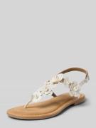 Tamaris Zehentrenner aus echtem Leder in Weiss, Größe 36