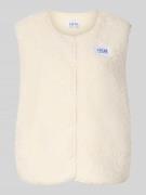 VILLA SOPHIE Regular Fit Weste in Teddy-Optik Modell 'AMALIA' in Offwh...