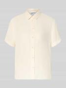 Jake*s Casual Regular Fit Hemdbluse mit 1/2-Arm in Beige, Größe 34