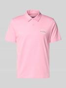 Jack & Jones Poloshirt mit Label-Print Modell 'BRANDON' in Pink, Größe...