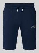 Jack & Jones Shorts mit Logo-Print Modell 'GORDON' in Marine, Größe L