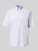 ETERNA Comfort Fit Business-Hemd mit Brusttasche in Sand, Größe 40