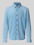 Marc O'Polo Regular Fit Freizeithemd in Jeansblau, Größe L