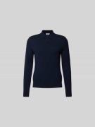 Filippa K Slim Fit Poloshirt aus Woll-Mix in Dunkelblau, Größe L
