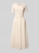 Christian Berg Woman Selection Midikleid in Falten-Optik in Sand, Größ...