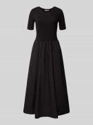 Christian Berg Woman Selection Midikleid in Falten-Optik in Black, Grö...