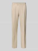 MCNEAL Anzughose mit Bügelfalten und Eingrifftaschen in Beige, Größe 1...