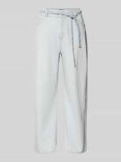 JAKE*S STUDIO WOMAN Jeans mit Gürtel in Flecht-Optik in Sky, Größe 34