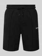 Jack & Jones Sweatshorts mit Logo Model 'KANE' in Black, Größe L