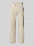 Jack & Jones Hose aus Baumwoll-Leinen-Mix Modell 'KANE' in Hellgrau, G...