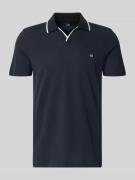 Christian Berg Men Modern Fit Poloshirt mit Logo-Stitching in Marine, ...