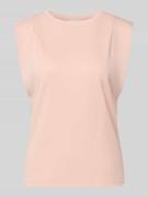 Jake*s Collection Top mit Rundhalsausschnitt und Kappärmeln in Fuchsia...