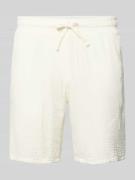 Jack & Jones Shorts mit Strukturmuster Modell 'AIDEN' in Offwhite, Grö...