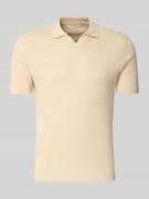 MARKUP Modern Fit Poloshirt mit Polokragen und Label-Detail in Beige, ...