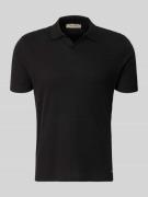 MARKUP Modern Fit Poloshirt mit Polokragen und Label-Detail in Black, ...