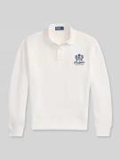 Polo Ralph Lauren Regular Fit Sweatshirt mit Polokragen in Weiss, Größ...
