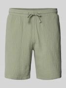 Jack & Jones Shorts mit Strukturmuster Modell 'AIDEN' in Schilf, Größe...