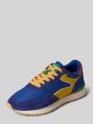 HOFF Sneaker aus Leder-Mix mit Logo-Detail Modell 'City' in Royal, Grö...