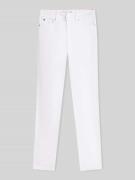 Tommy Hilfiger Slim Fit Jeans mit Logo Details in Weiss, Größe 26/32