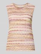 Christian Berg Woman Stricktop aus Viskose-Mix mit Rundhalsausschnitt ...
