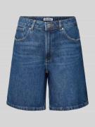 REVIEW Jeansshorts mit Eingrifftaschen in Dunkelblau, Größe L