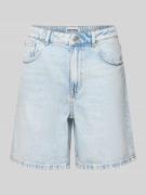 REVIEW Jeansshorts mit Eingrifftaschen in Hellblau, Größe L