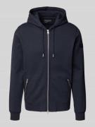 Marc O'Polo Regular Fit Sweatjacke aus reiner Baumwolle in Marine, Grö...