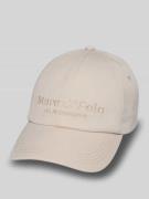 Marc O'Polo Basecap mit Label Stitching in Beige, Größe 1