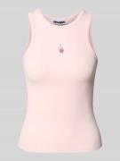 REVIEW Tanktop mit Rundhalsausschnitt in Rose, Größe L