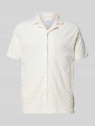 Lindbergh Regular Fit Freizeithemd mit Reverskragen in Weiss, Größe L