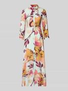 YAS Hemdblusenkleid aus Viskose mit Knopfleiste Modell 'SAVANNA' in Mi...