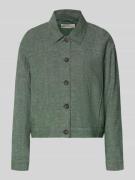 MSCH Copenhagen Jacke aus Leinen-Mix mit Kentkragen Modell 'Viana Gini...