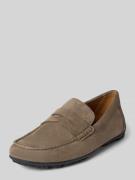 Geox Loafers aus Leder Modell 'KOSMOPOLIS RIP' in Taupe, Größe 41