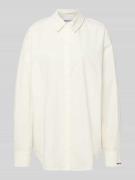 OH APRIL Oversized Hemdbluse mit Statement-Stitching Modell 'Leya' in ...