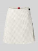 HUGO Leicht ausgestellter Mini-Rock in Wickeloptik Modell 'RIBERI' in ...