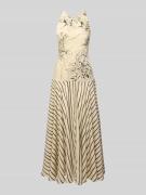 Topshop Maxikleid im Allover-Look Modell 'MILLE' in Offwhite Melange, ...