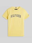 Tommy Hilfiger Teens Regular Fit T-Shirt aus reiner Baumwolle in GELB,...